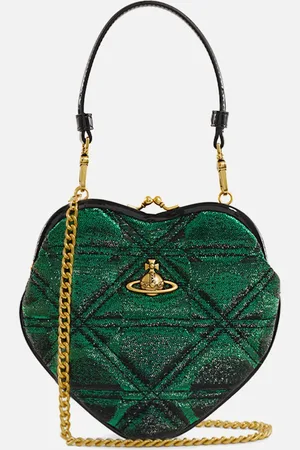 Vivienne Westwood Belle Woven Heart Frame Purse