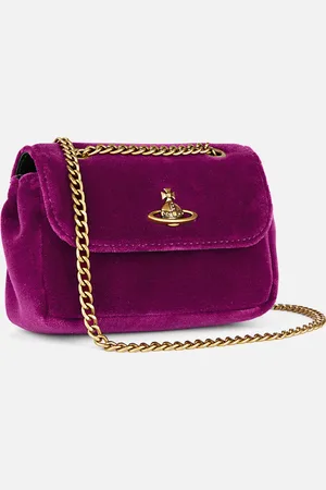 Vivienne Westwood Velour Small Chain Purse