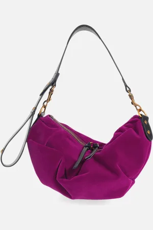 Vivienne Westwood Agnes Small Velvet Shoulder Bag