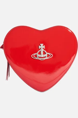 Vivienne Westwood Louise Heart Patent Leather Bag