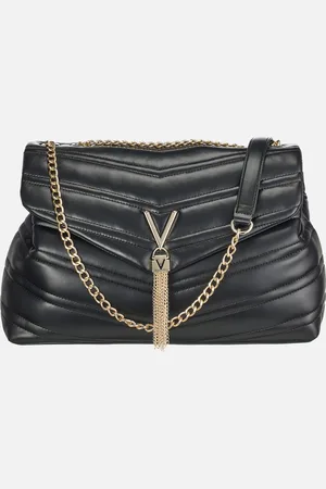 Privilege Quilted Faux Leather Flap Bag