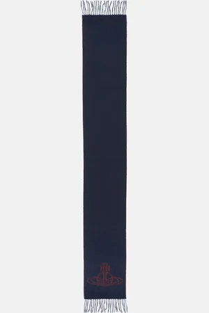 Vivienne Westwood Double Face Orb Wool Scarf