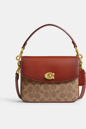 Coach Cassie 19 Signature Canvas and Leather Cross Body Bag