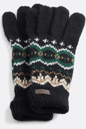 Barbour Case Fairisle Knit Gloves