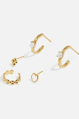 Joma Jewellery Stacks Of Style -Plated Earrings