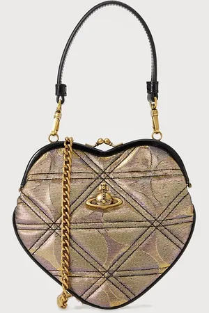 Vivienne Westwood Belle Heart Woven Frame Purse