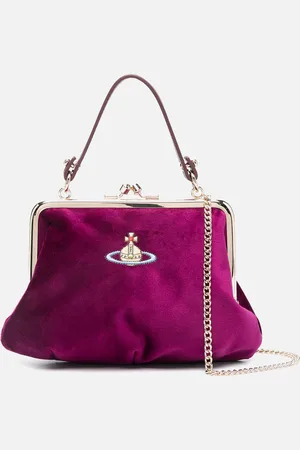 Vivienne Westwood Granny Frame Velvet Purse