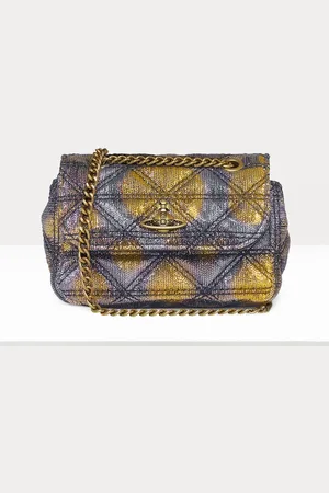 Vivienne Westwood Small Jacquard Purse With Chain