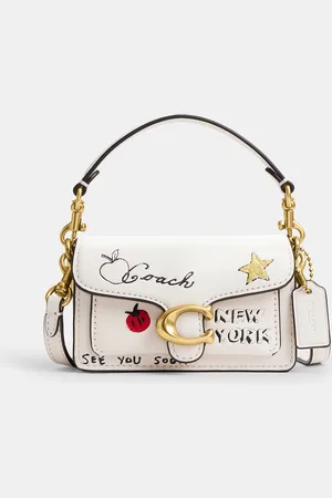 Coach Sketch Print Tabby 12 Leather Bag