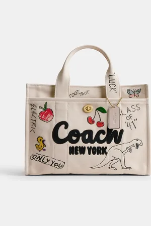 Coach Sketch Print Cargo Canvas Tote Bag