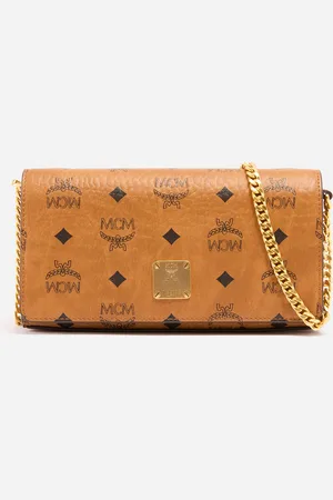 MCM Aren VI Leather Crossbody Bag