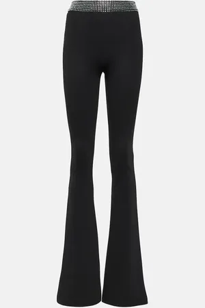 Vero moda Kamma Flared Fit Tall Mid Waist Pants Black