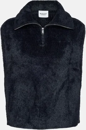 Milie high-neck sweater vest