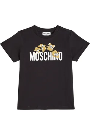 100% Pure Moschino Print envers satin T-shirt