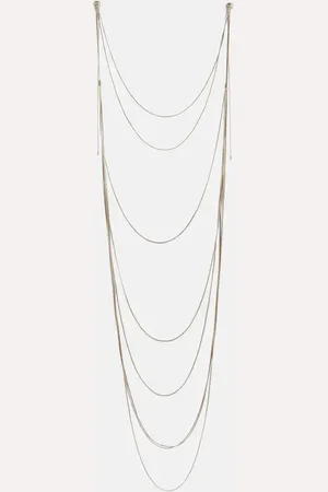 Alaïa Chain necklace earrings