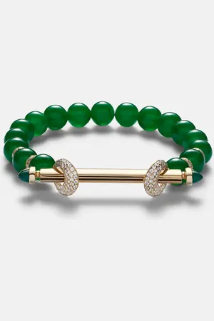Ananya Chakra 18kt gold bracelet with gemstones