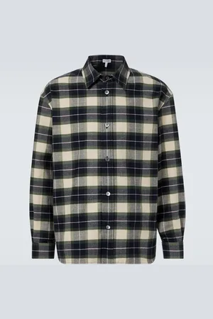 Loewe Checked cotton flannel shirt