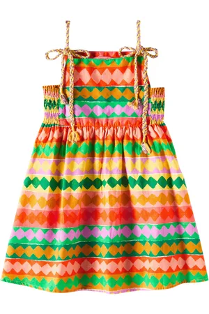 FÁBULA Sanfoninha printed cotton dress
