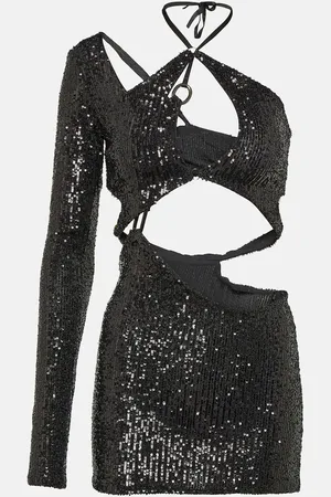 Roberta Einer Banu cutout sequined minidress