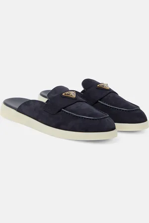 Prada Saint Tropez suede slippers