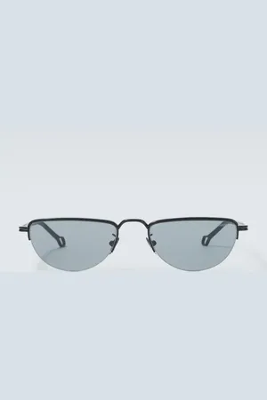 Giorgio Armani Matt round sunglasses