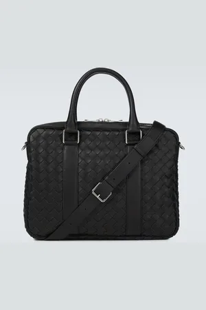 Bottega Veneta Intrecciato leather briefcase