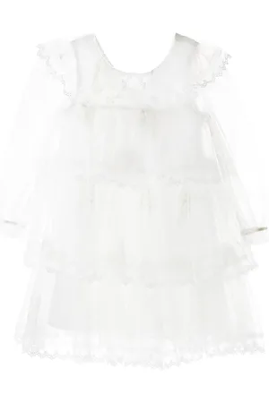 Petite Amalie Floral tulle dress