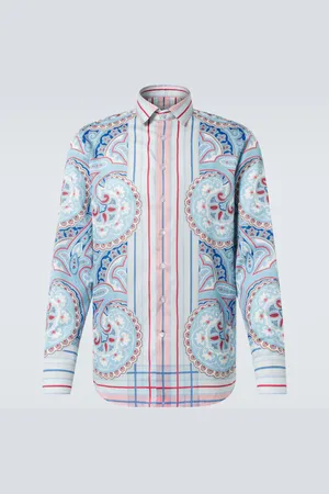 Etro Paisley printed cotton shirt