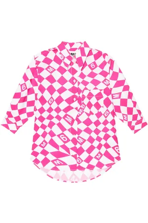 Maison Margiela Printed cotton shirt dress
