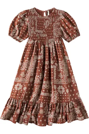 Rylee + Cru Lydia bandana linen and cotton dress