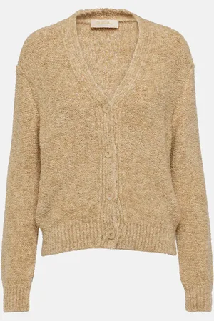 Loro Piana Silk, cashmere, and linen cardigan