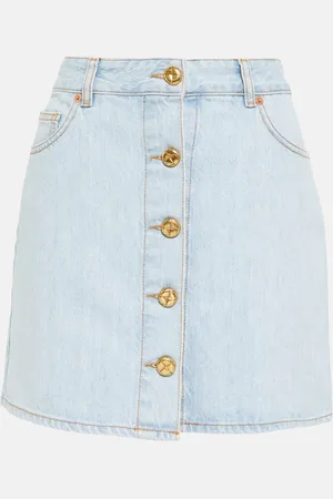 Blazé Milano Lusitano denim miniskirt
