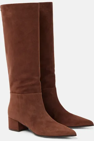 Gianvito Rossi 45 suede knee-high boots