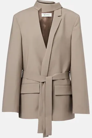 Rohe Deconstructed belted blazer