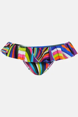 Puccini Iride ruffled bikini bottoms