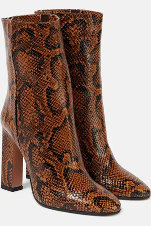 Aquazzura Joplin 105 printed leather bootie
