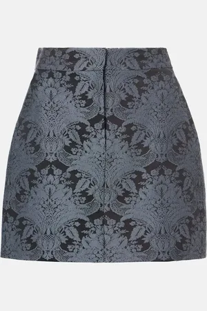 Max Mara Pomezia wool-blend jacquard miniskirt