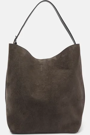 Totême Belted suede tote bag