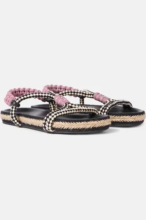 Isabel Marant Waltee leather espadrille sandals
