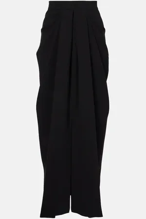 Max Mara Ridente pleated cady maxi skirt