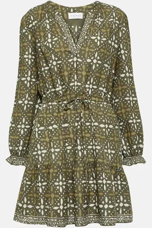 Velvet Katarina printed cotton mini dress
