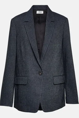 Vince Pinstripe flannel blazer