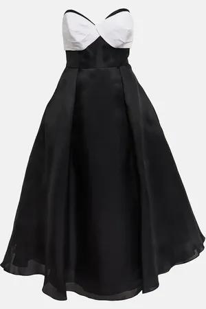 Carolina Herrera Strapless silk gown