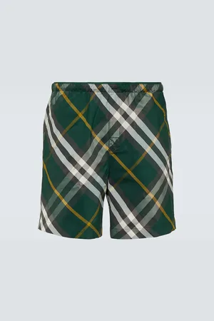 Burberry Check swim trunks