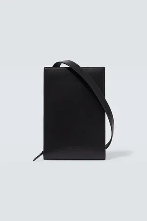 Jacquemus Le Gadju leather wallet with strap