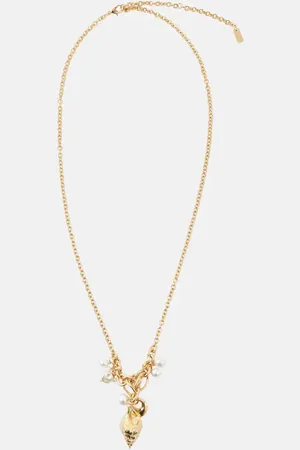 Chloé Faux pearl-embellished pendant necklace