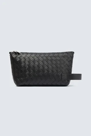 Bottega Veneta Intreccio leather toiletry bag