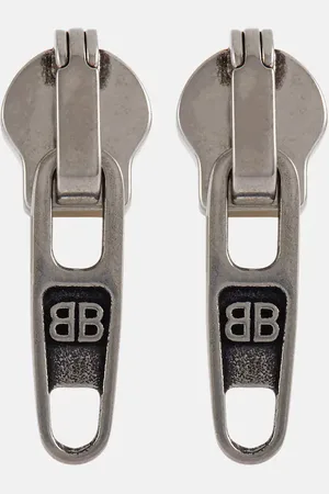 Balenciaga Zip-Up earrings