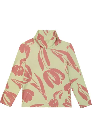 PAADE Tulips floral jersey turtleneck top