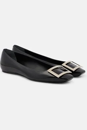 Roger Vivier Trompette patent leather ballet flats